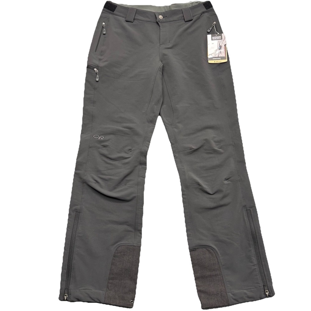 Outdoor‎ Research Women's L Cirque Pants Black Snowboard Softshell Gorpcore NWT
